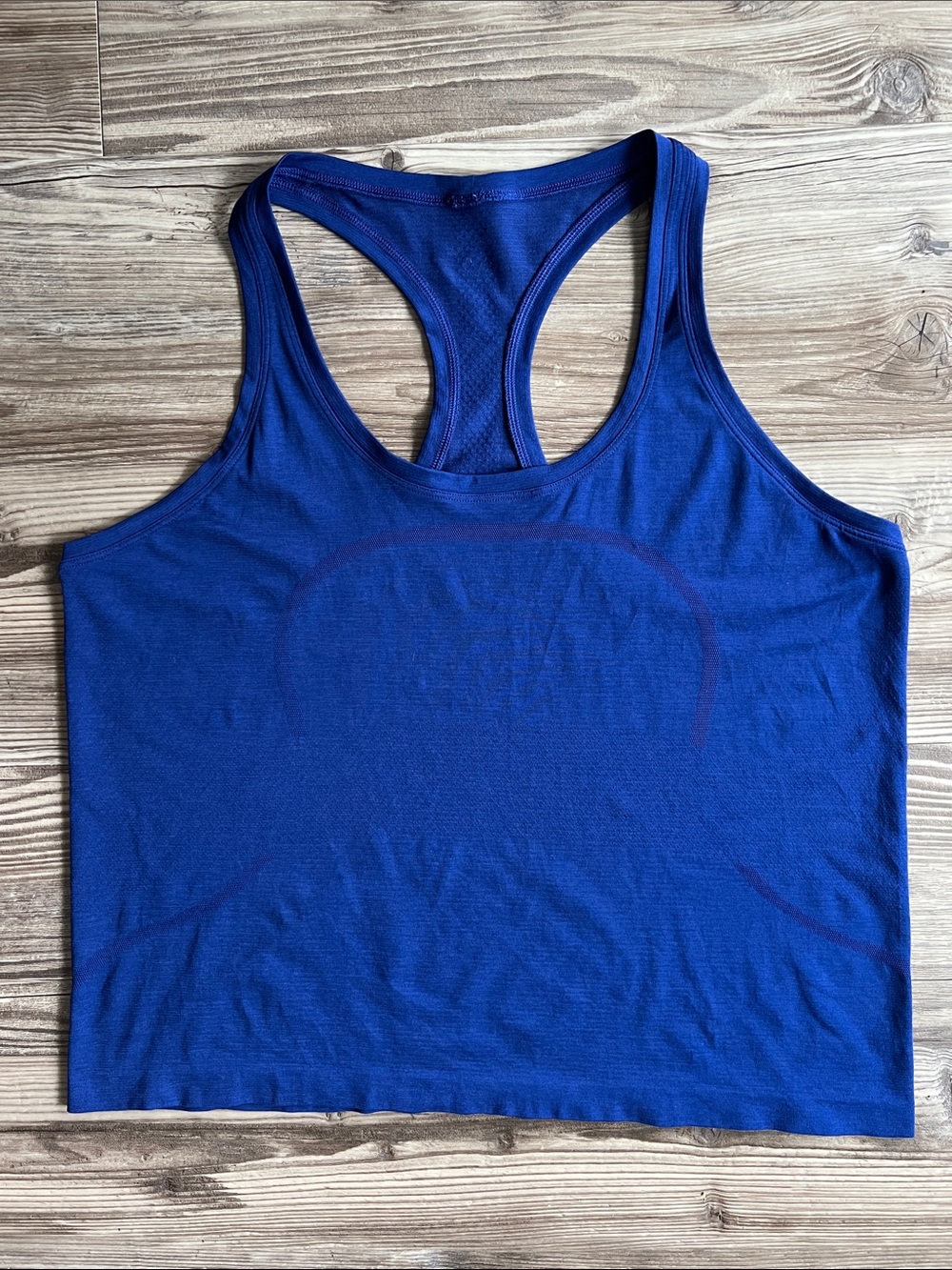 Lululemon Swiftly Tech Racerback Tank Top 2.0 *Waist Length Blue Size 14